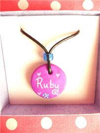 Personalised Necklace - Ruby