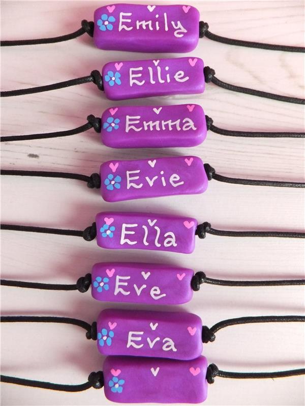 Personalised Wristband - Purple - E