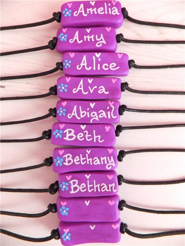Personalised Wristband - Examples
