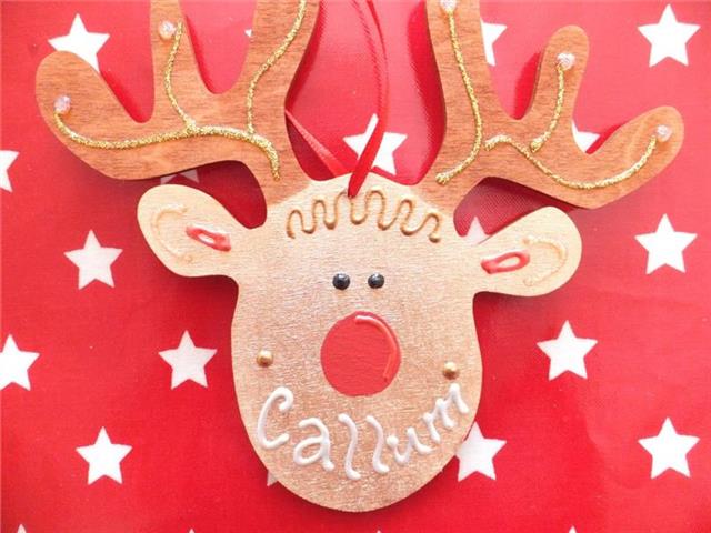 Reindeer Christmas Decoration - Callum